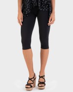 Legging pirata de dona en color negre