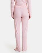 Pantalón de pijama de mujer largo en rosa