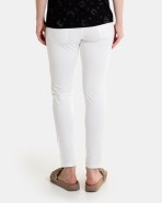 Pantalons cigarret de dona en color blanc