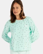 Pijama de dona llarg en teixit micropolar