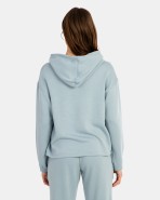 Sudadera de mujer con capucha tejido suave