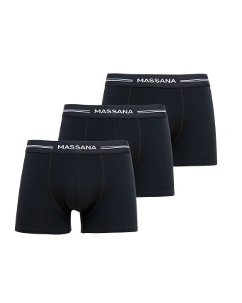 PACK 3 BOXERS HOME NEGRE