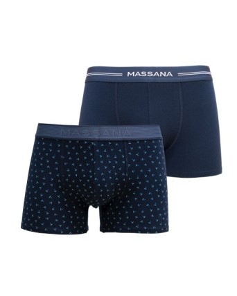 PACK 2 BOXER HOME BLAU...